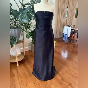 Lauren Ralph Lauren 100% silk floor length formal dress.